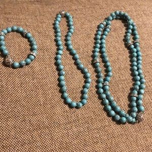 Turquoise Chloe + Isabel set.